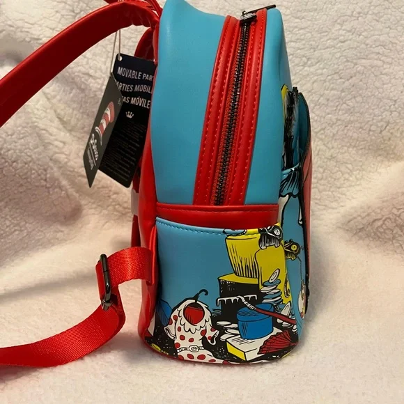 Loungefly Dr. Seuss Colorful Character Mini Backpack - Picture 5 of 6